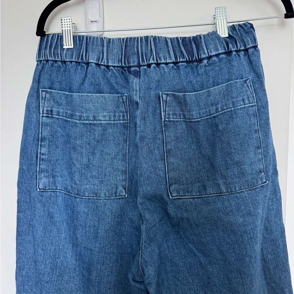 Everlane Straight Leg Blue Denim Pants Size 8 - Picture 6 of 7